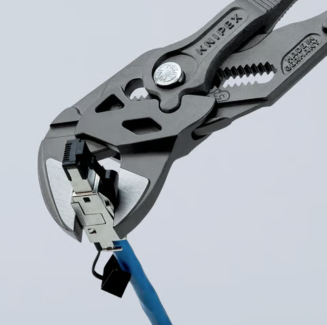 A spanner or wrench in chrome vanadium steel, for tightening and loosening nuts and bolts.