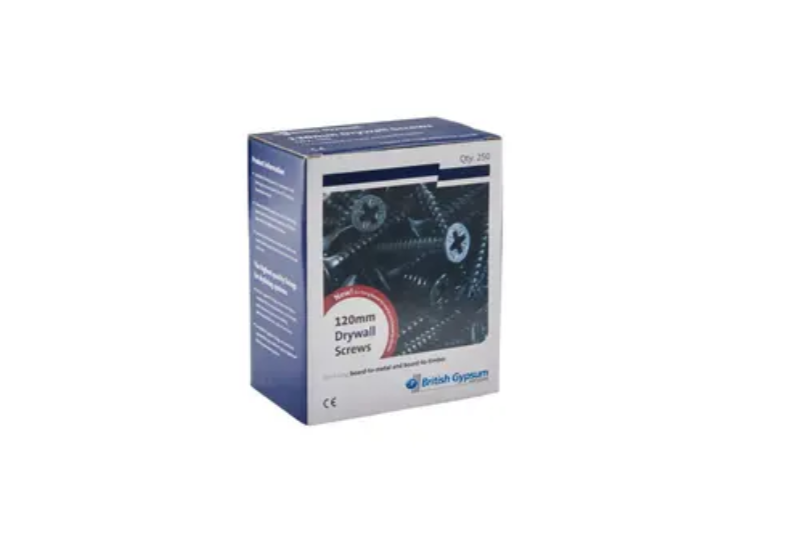 box of british gypsum drywall screws bugle head,