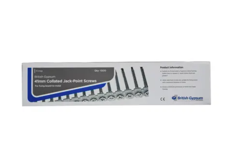 british gypsum jack-point collated screws,