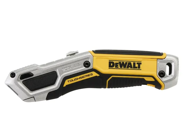 A yellow and black DEWALT cordless power tool, with an ergonomic grip, designed for use on construction and maintenance tasks.