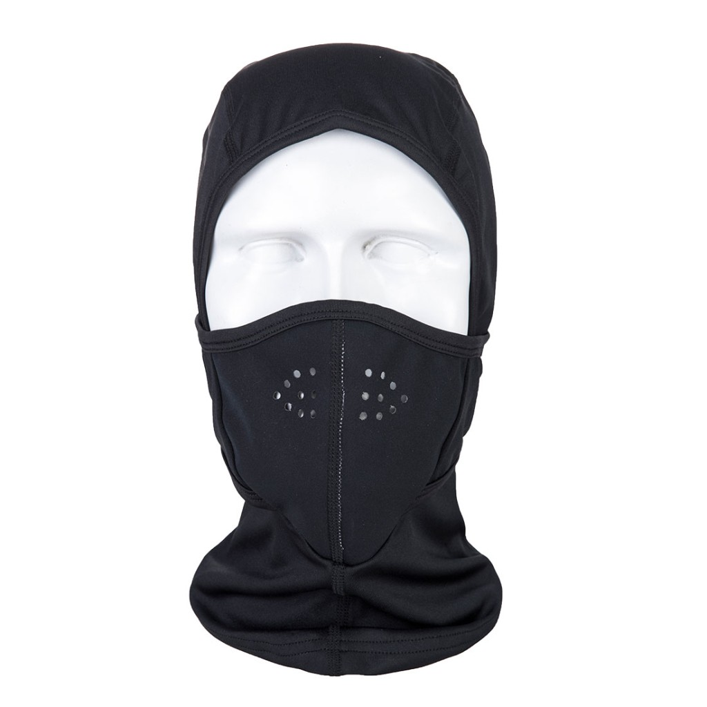 A black workwear garment designed for use on construction sites and in industrial work environments.,