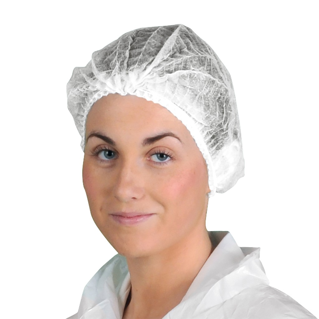 A white workwear garment designed for use on construction sites and in industrial work environments.,