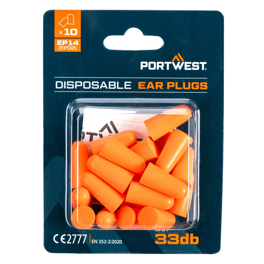 A  can of Portwest expanding polyurethane foam sealant with a trigger or straw nozzle, for filling gaps and insulating cavities.