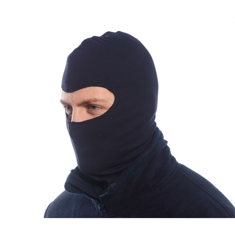 A black workwear garment featuring flame-resistant fabric, suitable for a wide range of outdoor and site work applications.