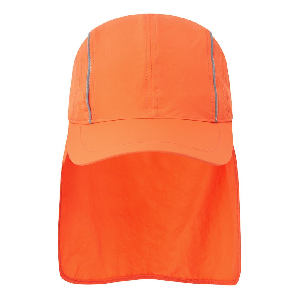 A orange workwear garment featuring a breathable membrane, suitable for a wide range of outdoor and site work applications.