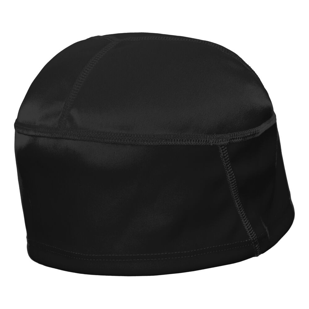 A black workwear garment designed for use on construction sites and in industrial work environments.,