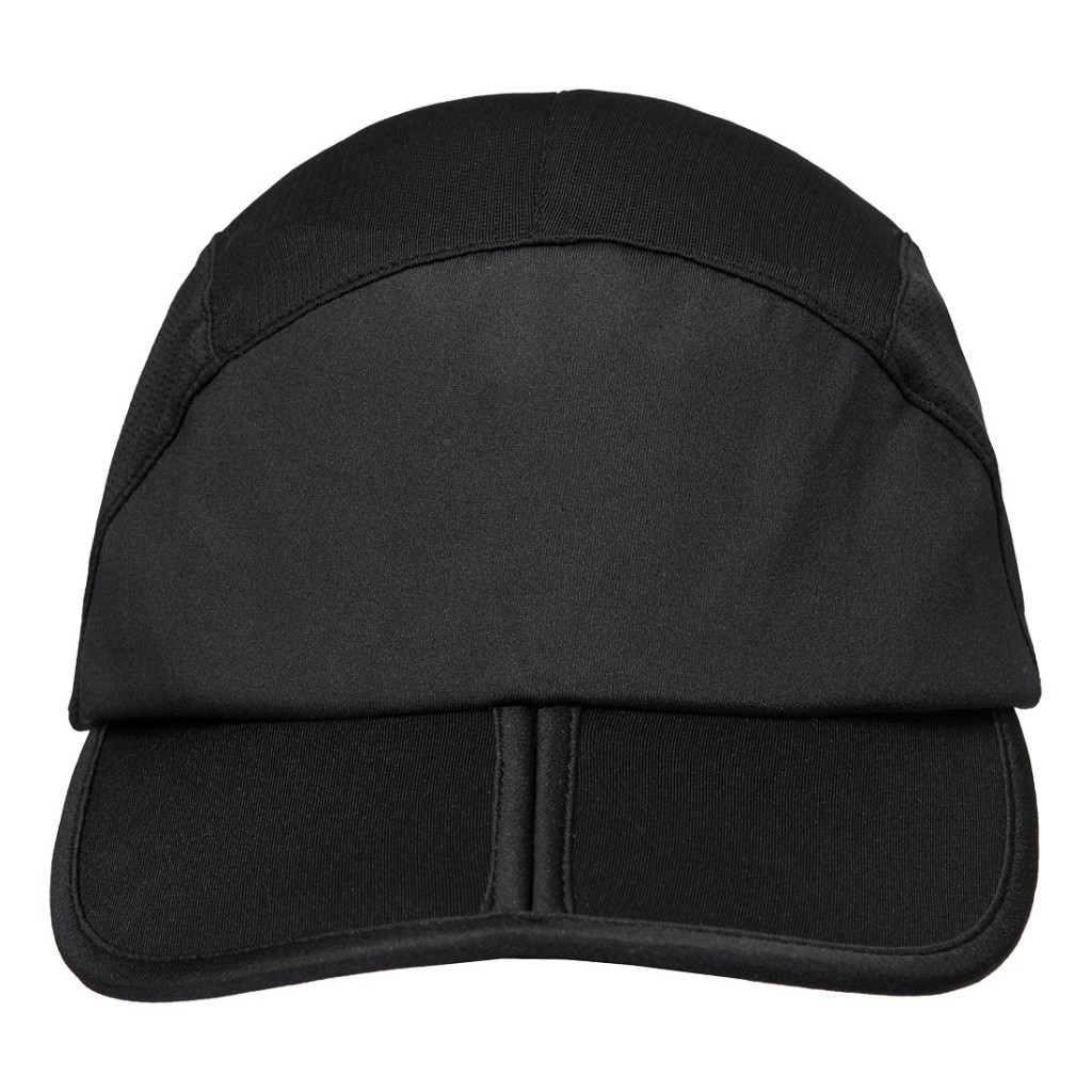 A black workwear garment designed for use on construction sites and in industrial work environments.,