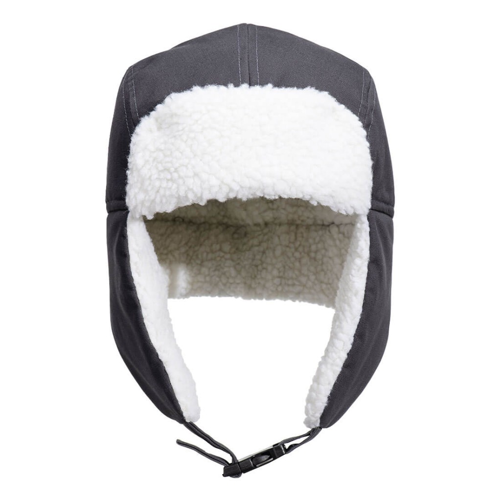A grey workwear garment designed for use on construction sites and in industrial work environments.,
