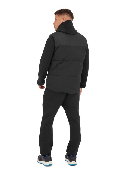 A black workwear garment featuring a warm thermal lining, suitable for a wide range of outdoor and site work applications.