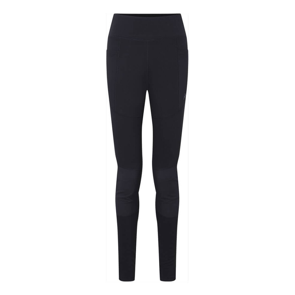 A black workwear garment featuring stretch panels for ease of movement, suitable for a wide range of outdoor and site work applications.