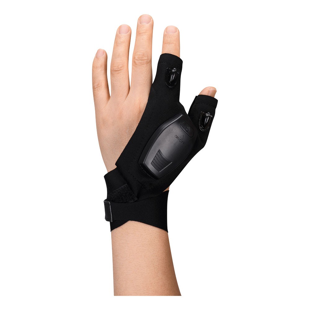A pair of work gloves with a textured grip palm and adjustable wrist closure, designed for general site use.