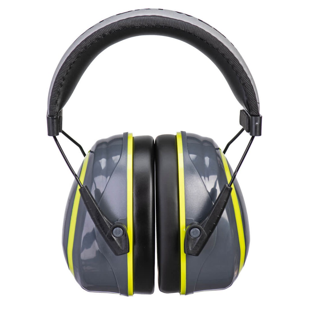 A moulded disposable dust mask with a nose clip and elasticated headbands, designed to filter airborne particulates during dusty work.