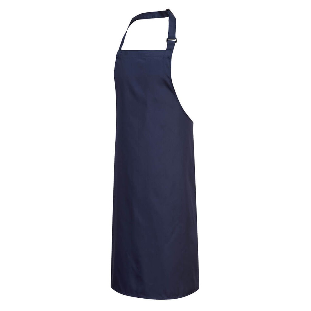 A navy blue workwear garment designed for use on construction sites and in industrial work environments.,