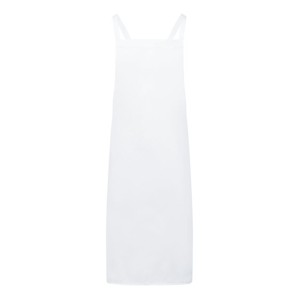 A white workwear garment designed for use on construction sites and in industrial work environments.,