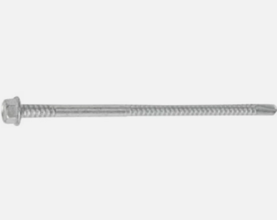 A stainless steel 5.5×60mm hex-head screw with a partially threaded shaft, designed for general-purpose structural fastening.