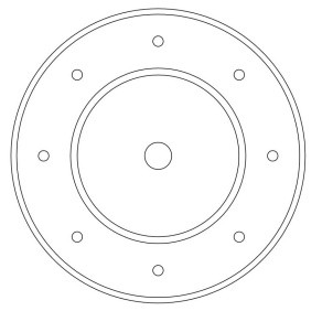 DrillTech SSW7-85 stainless steel insulation washer