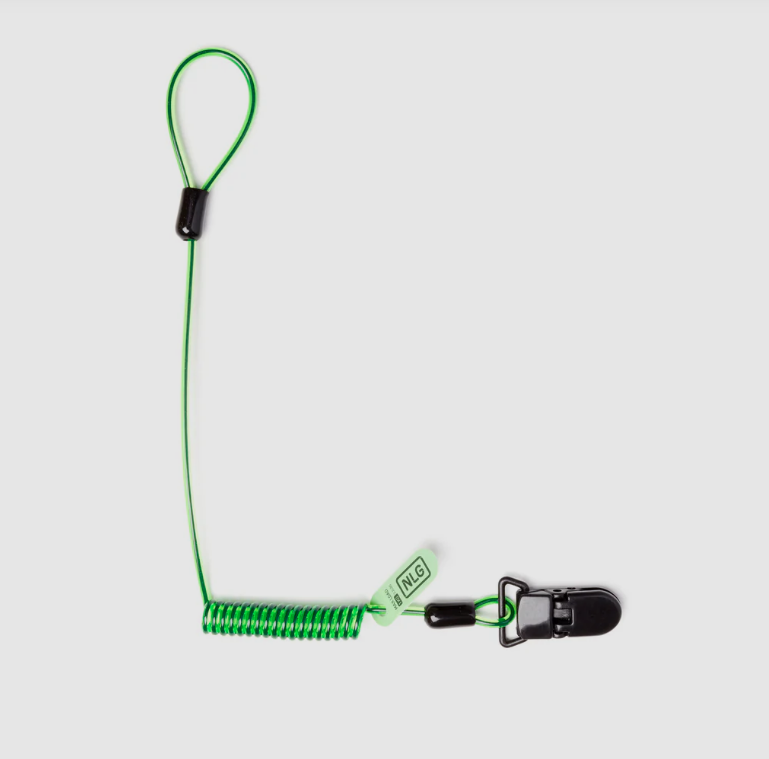 NLG Coil Lanyard c/w Swivel Carabiner (3kg) 101370