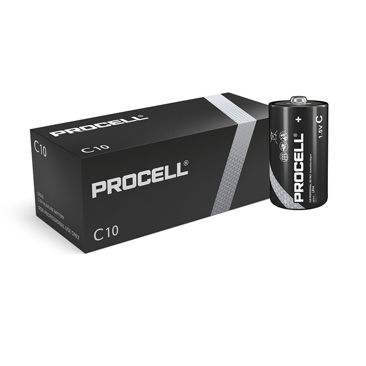 Duracell Procell C Batteries PC1400 LR14 (10 Pack)