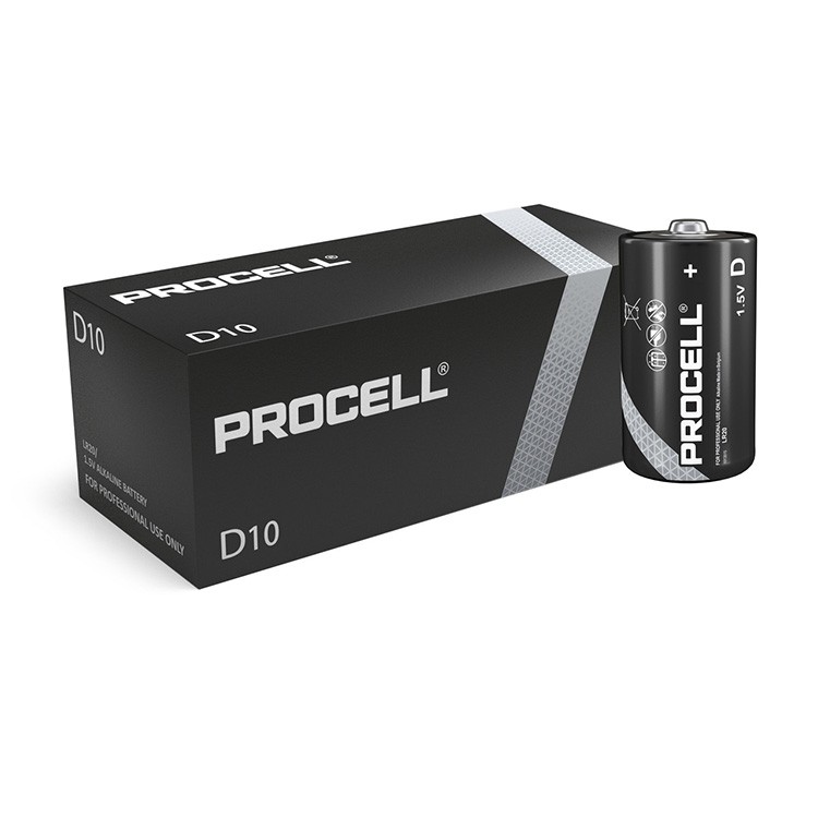 Duracell Procell D Batteries 10 Pack