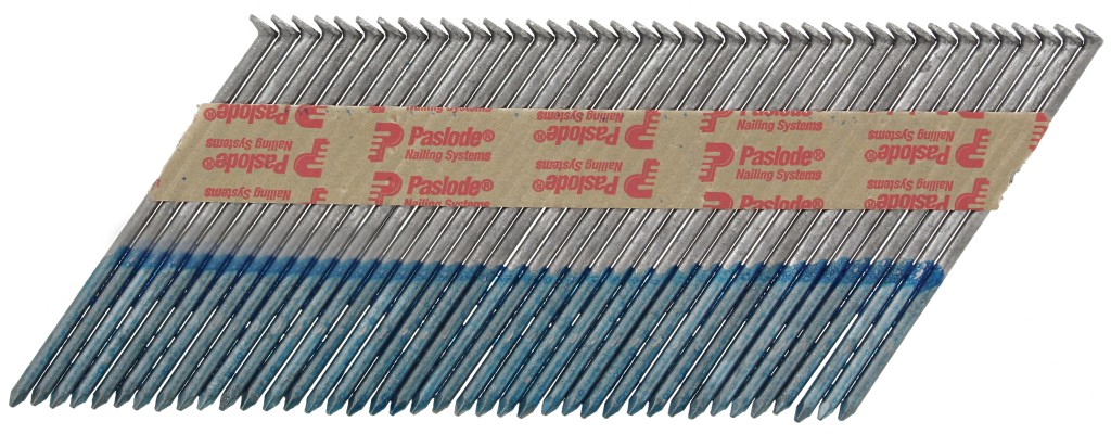 A hot-dip galvanised wire nail with a flat head and a smooth shank, for general-purpose timber fastening.