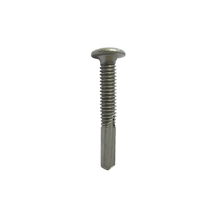 DrillTech 5.5 x 38mm Wafer Tek Screws Silver Ruspert 100 Pack