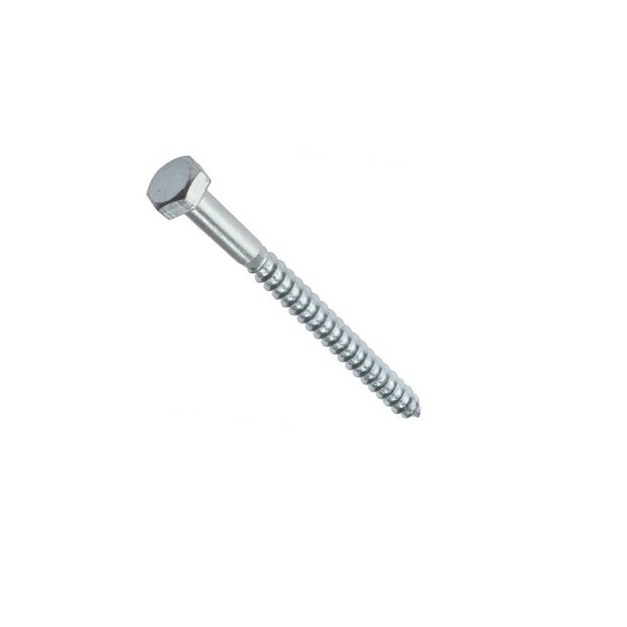 Coachscrews M6 Galv Hex Head 25 Pack