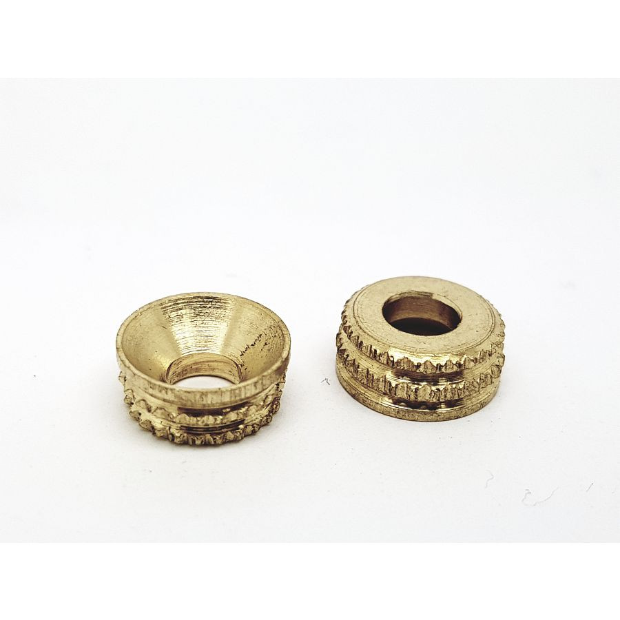 Screw Cups Turned Brass 200 Pack