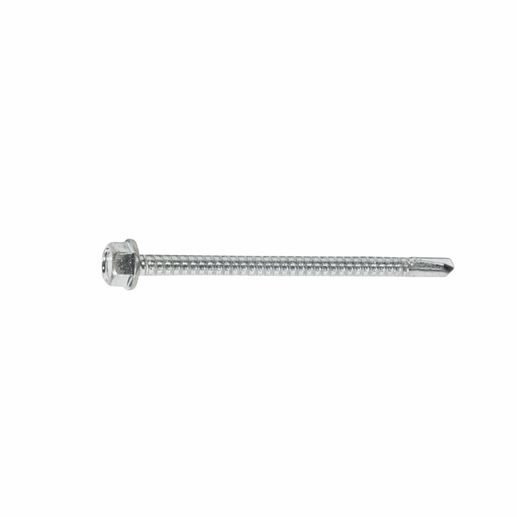 DrillTech Carbon Steel 5.5mm Self Drilling Screws with Bonded Washer 100 Pack