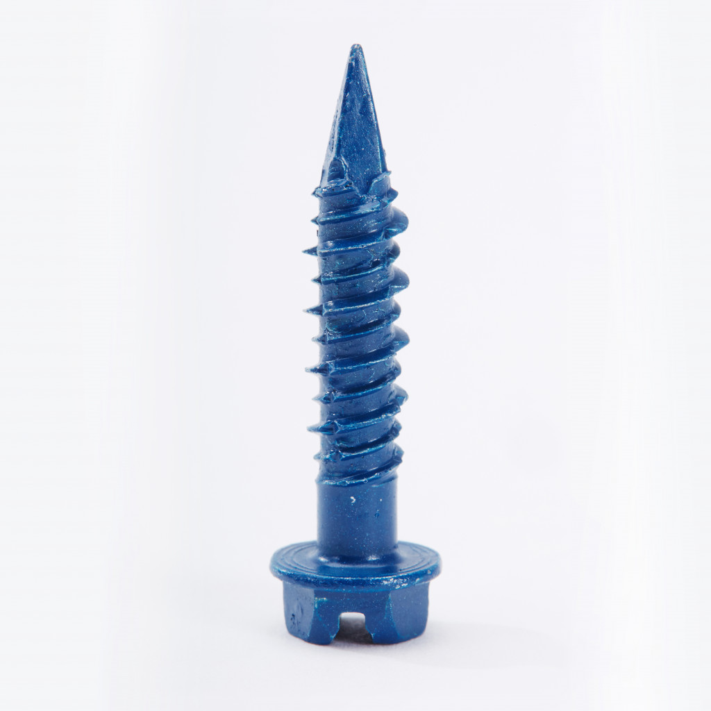 Evolution Hex Head and Countersunk Blue Masonry Screws 100 Pack