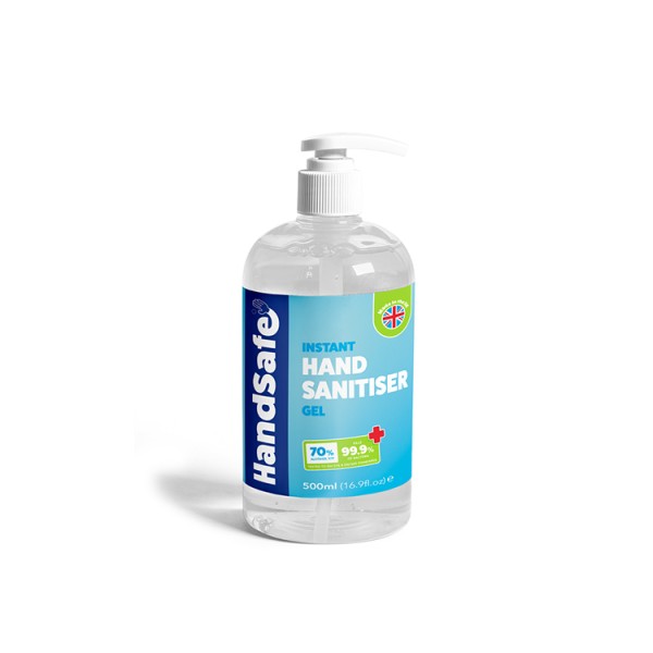 HandSafe Hand Sanitiser 500 ml pump Bottle	