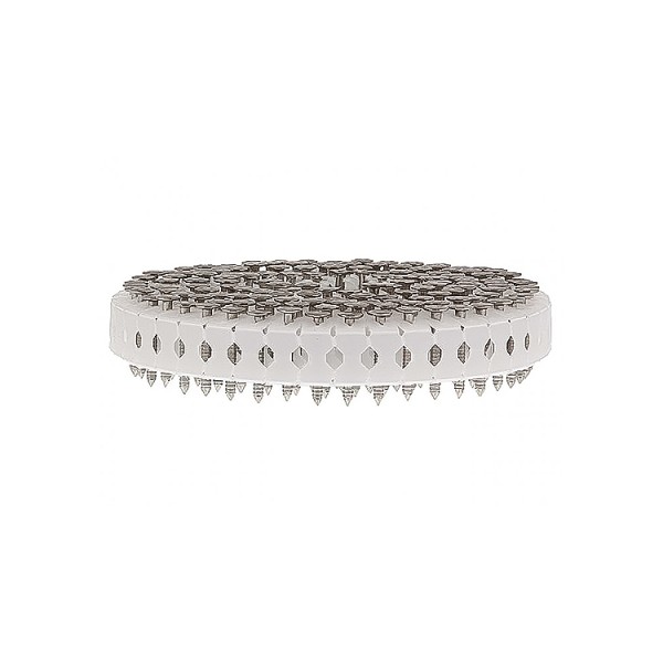 A hot-dip galvanised wire nail with a flat head and a smooth shank, for general-purpose timber fastening.