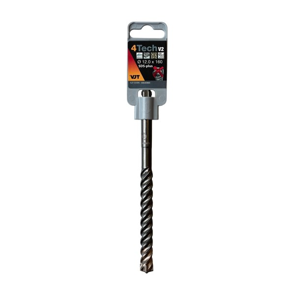 4Tech v2 SDS Plus Masonry Drill Bits