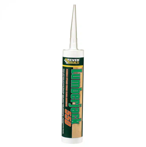 A 300ml container of Everbuild construction adhesive or sealant, displayed against a white background.