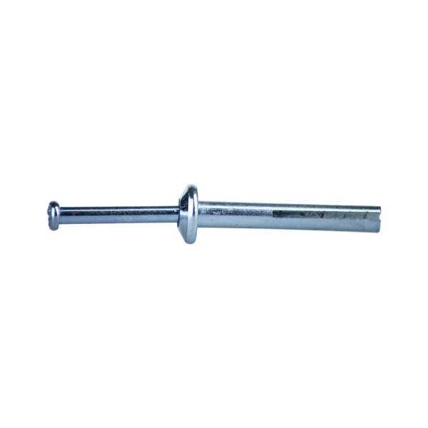 A hammer with a steel head and a steel-handled handle, for general fastening and construction use.