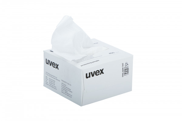Uvex cleaning wipes