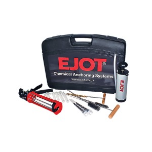 A cartridge of two-component injection resin, designed for high-load chemical anchoring in concrete and masonry.