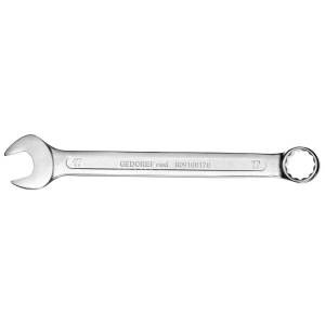 A Gedore combination spanner with an open-ended jaw at one end and a ring spanner at the other, in chrome vanadium steel.