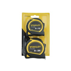 STANLEY STA998985 Tylon™ Pocket Tapes 5m/16ft + 8m/26ft (Twin Pack)