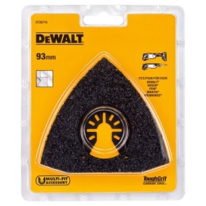 A yellow and black DEWALT cordless power tool, with an ergonomic grip, designed for use on construction and maintenance tasks.