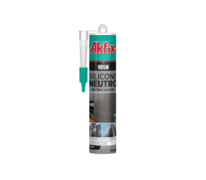 A 300ml cartridge of white silicone sealant with a flexible cured finish, for sealing joints around kitchens, bathrooms, and windows.