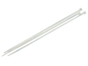 Faithfull FAICT300W Cable Ties White 4.8 x 300mm (Pack 100)