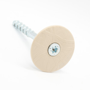 A steel screw with a threaded shaft and sharp point, for general-purpose fastening applications.