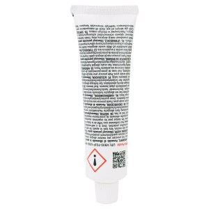 A 40g tub of Everbuild ready-mixed filler with a smooth white consistency, for repairing cracks and holes in plaster, timber, and masonry.