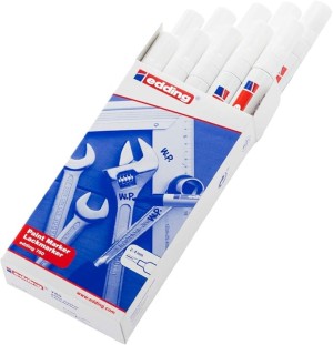 A tin of protective metal paint in white for long-lasting rust protection on ferrous metal surfaces.,