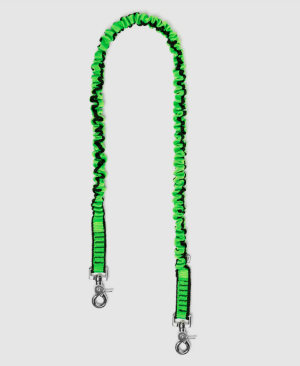 A fall-arrest safety harness or lanyard with energy-absorbing components, for working at height in compliance with safety regulations.