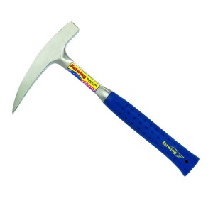 A Estwing hand tool with a metal working end and an ergonomic handle, designed for general construction and maintenance tasks.