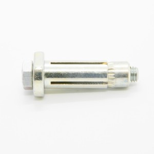 A bright zinc plated fixings-store product displayed against a white background, suitable for construction and maintenance applications.