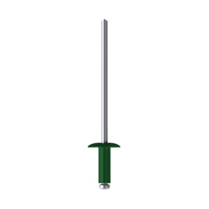 A product photo of CHROMAFIX Dome Head Rivets painted in RAL 6005,