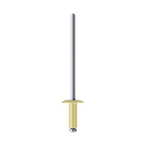 A product image of CHROMAFIX Dome Head Rivets painted in RAL 1015,