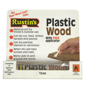 A tub of ready-mixed filler with a smooth white consistency, for repairing cracks and holes in plaster, timber, and masonry.